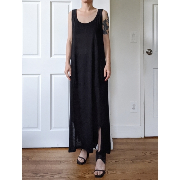comfort linen maxi dress